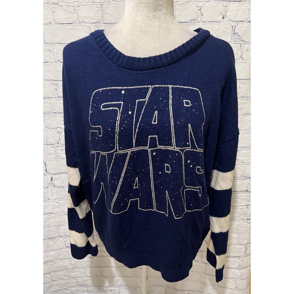 Women's Star Wars Crewneck Graphic Sweater ~ Size Large - Picture 2 of 6